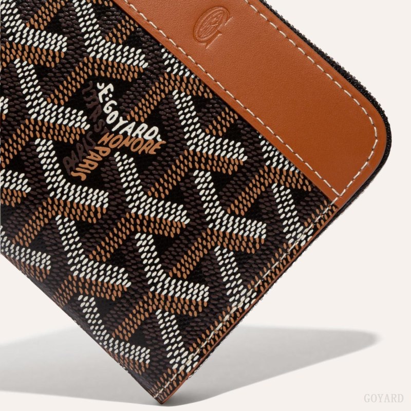 Carteiras Goyard MATIGNON PM WALLET Pretas Marrom | GY-GSJ2948