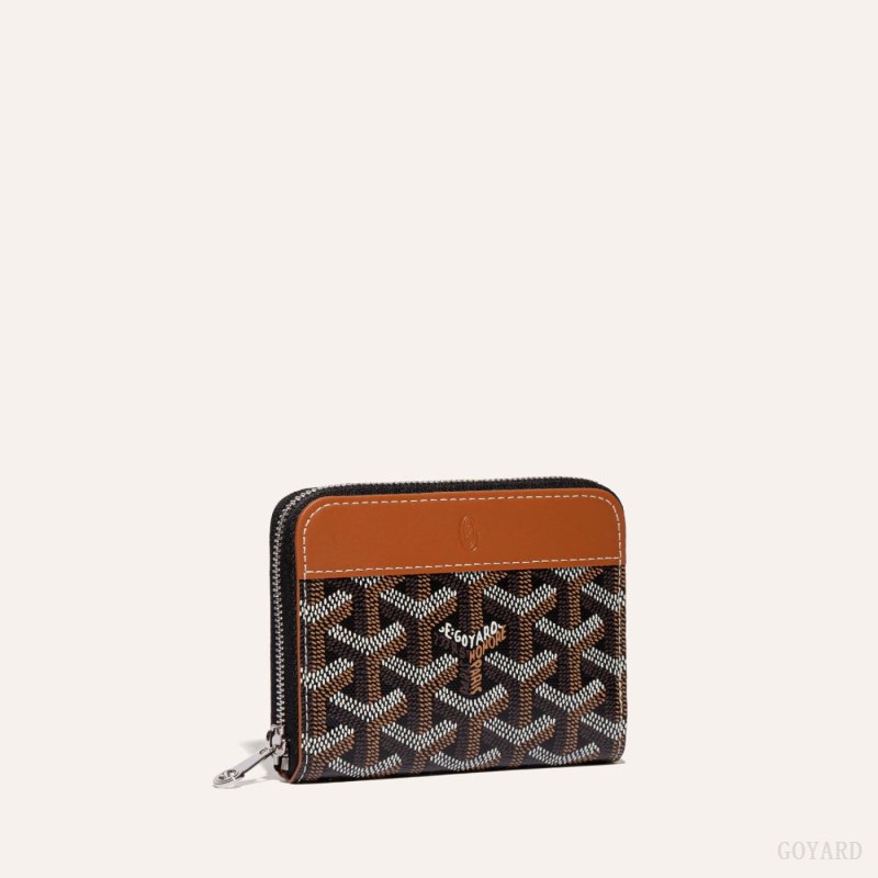 Carteiras Goyard MATIGNON PM WALLET Pretas Marrom | GY-GSJ2948