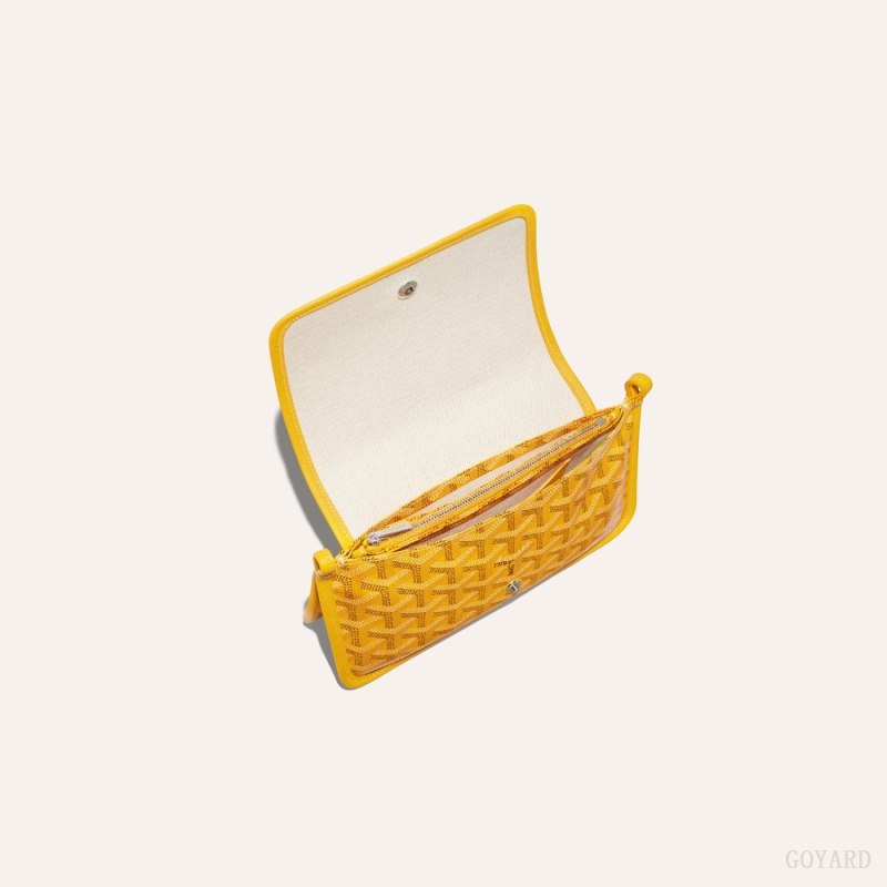 Carteiras Goyard PLUMET POCKET WALLET Amarelas | GY-IEZ7432