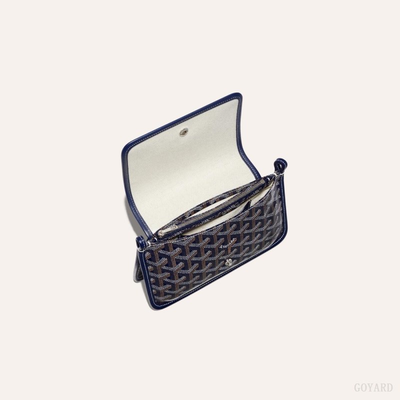 Carteiras Goyard PLUMET POCKET WALLET Azul Marinho Azuis | GY-ZWP2291