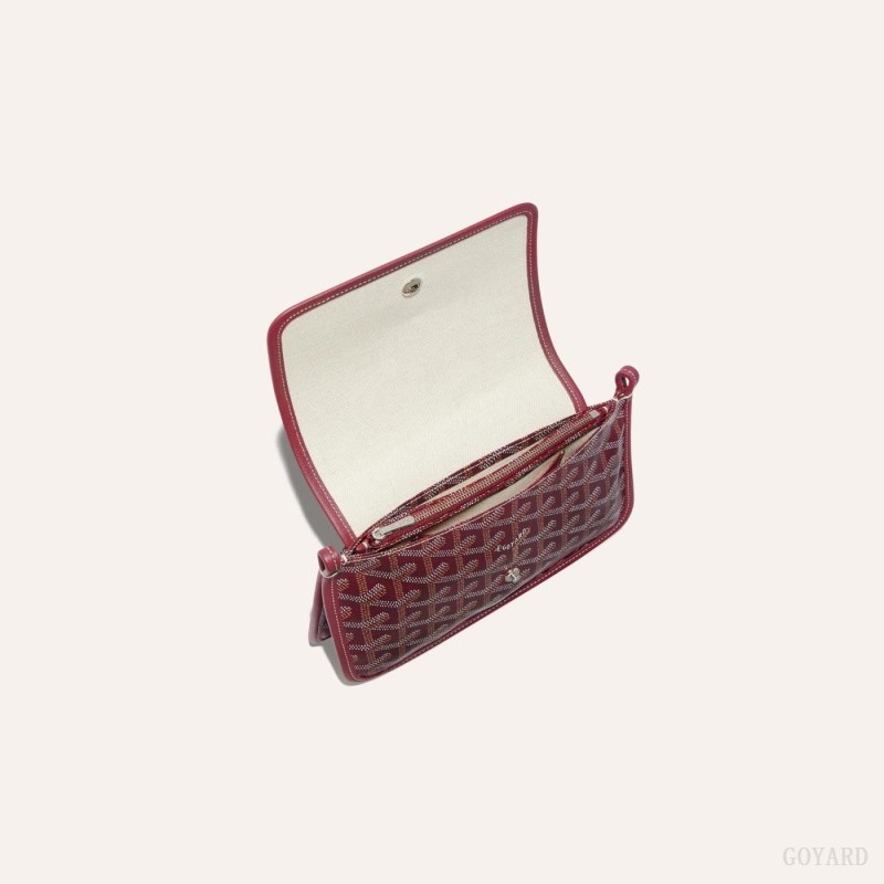 Carteiras Goyard PLUMET POCKET WALLET Bordeaux | GY-DNG4455