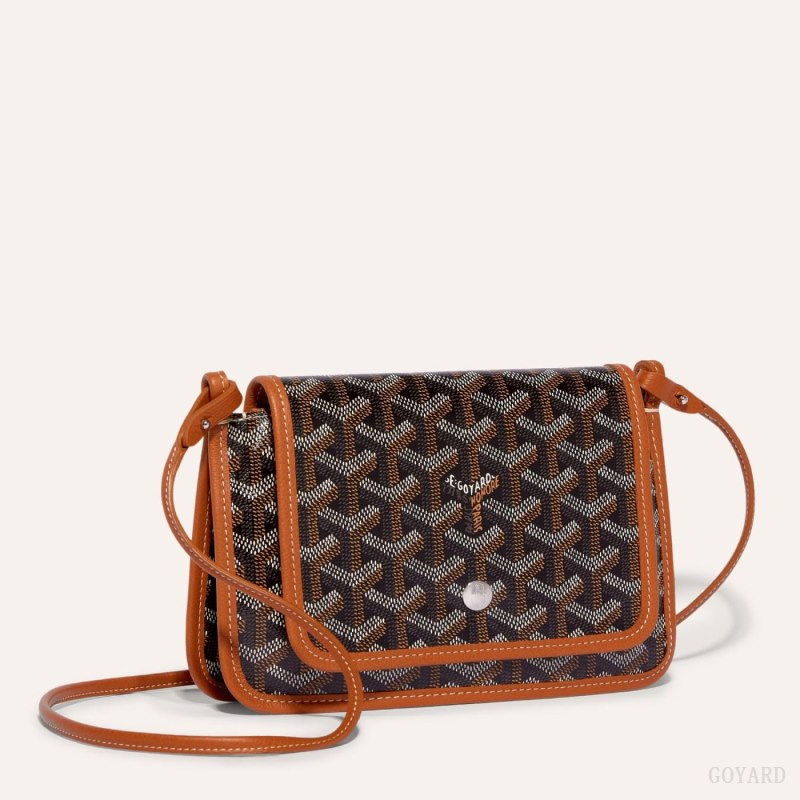Carteiras Goyard PLUMET POCKET WALLET Pretas Marrom | GY-DTA4743