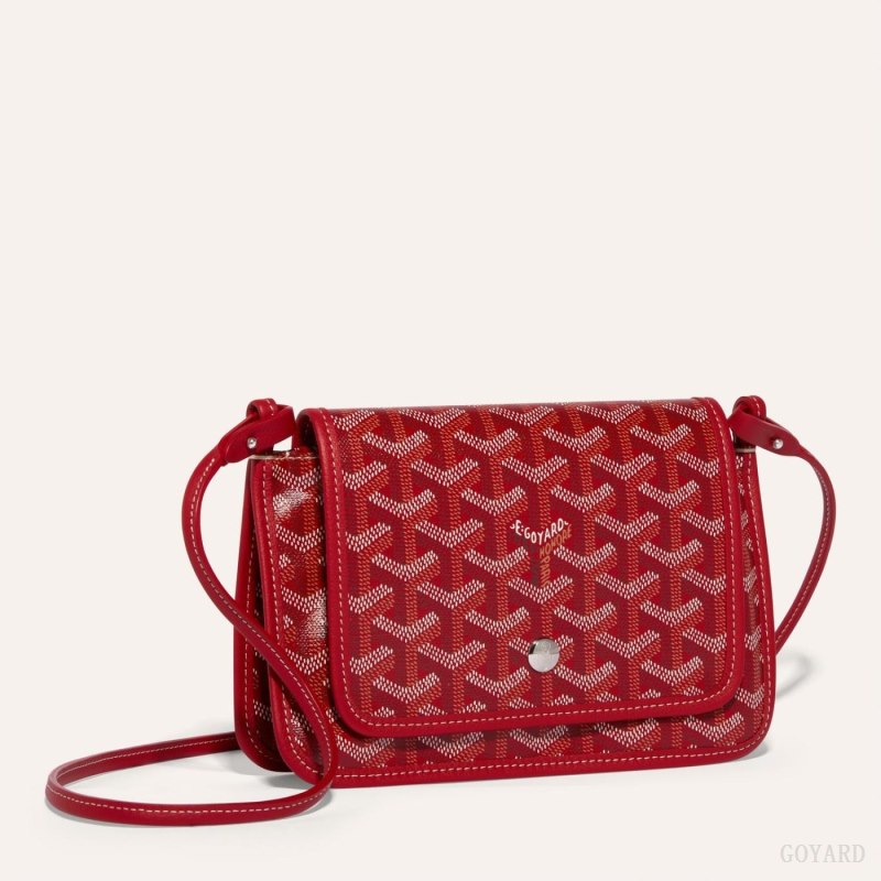 Carteiras Goyard PLUMET POCKET WALLET Vermelhas | GY-OLB5541