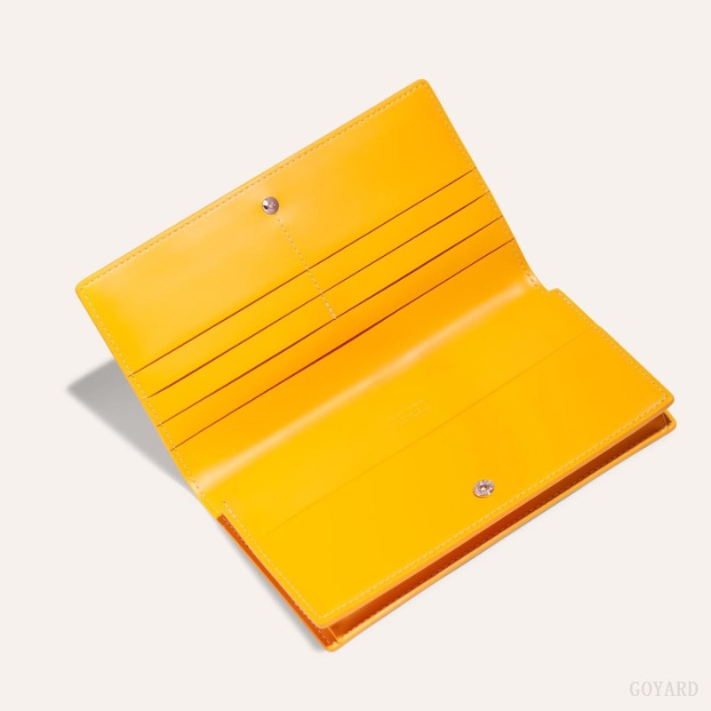 Carteiras Goyard RICHELIEU WALLET Amarelas | GY-ORR1095