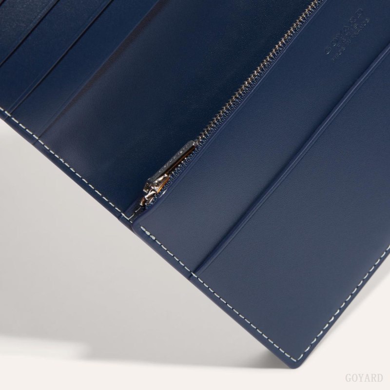 Carteiras Goyard RICHELIEU WALLET Azul Marinho Azuis | GY-HEO0845