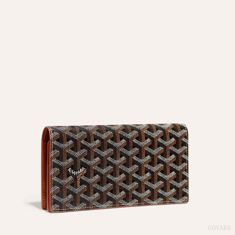 Carteiras Goyard RICHELIEU WALLET Pretas Marrom | GY-CNI0062