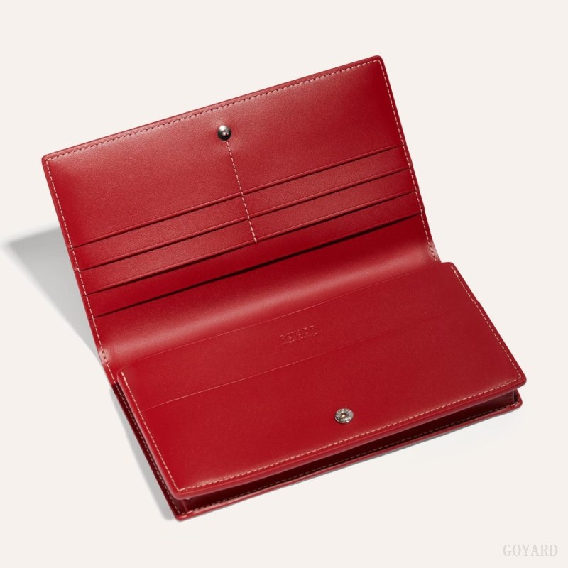 Carteiras Goyard RICHELIEU WALLET Vermelhas | GY-FYS9569