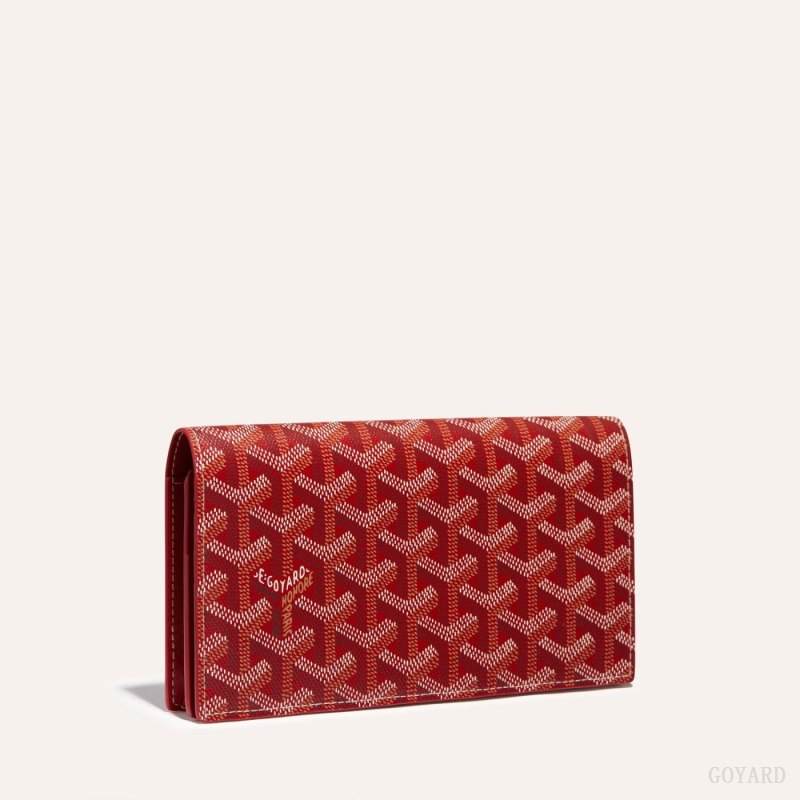 Carteiras Goyard RICHELIEU WALLET Vermelhas | GY-FYS9569