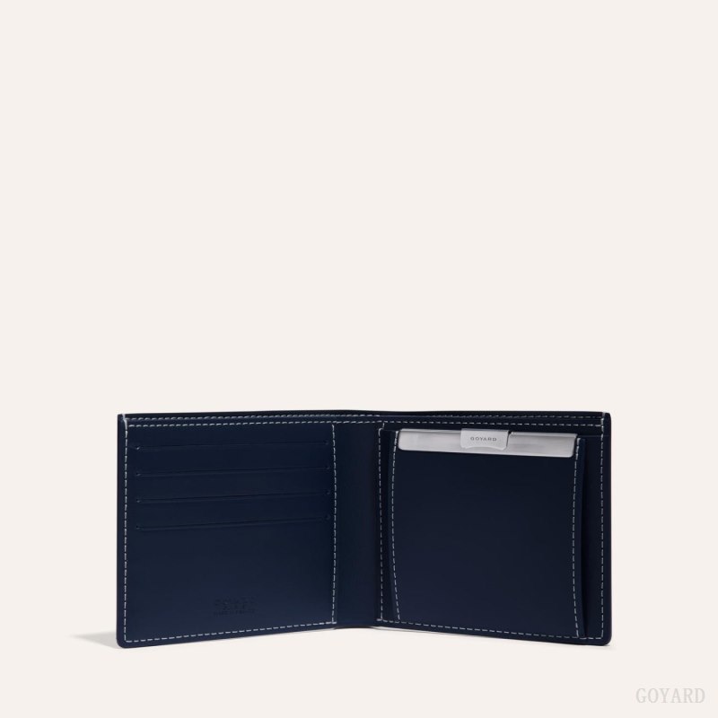 Carteiras Goyard SAINT-FLORENTIN WALLET Azul Marinho Azuis | GY-KUT9720