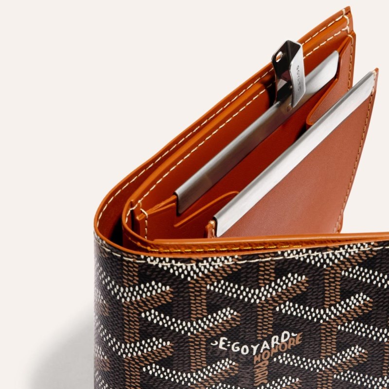 Carteiras Goyard SAINT-FLORENTIN WALLET Pretas Marrom | GY-WGB9992