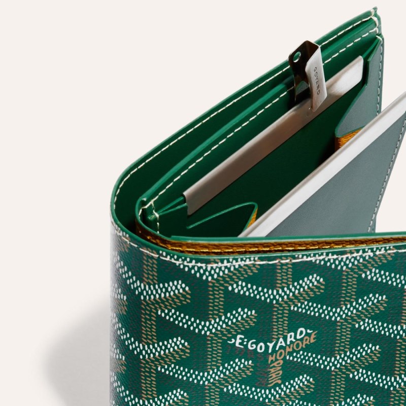 Carteiras Goyard SAINT-FLORENTIN WALLET Verdes | GY-QVU6147