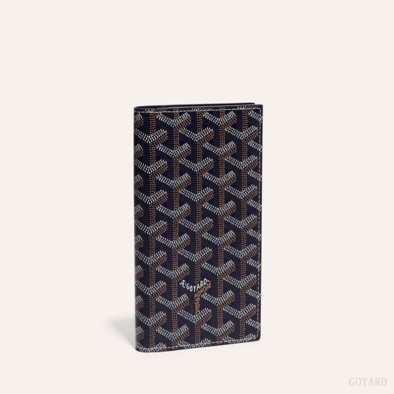 Carteiras Goyard SAINT-ROCH WALLET Azul Marinho Azuis | GY-JIM1569