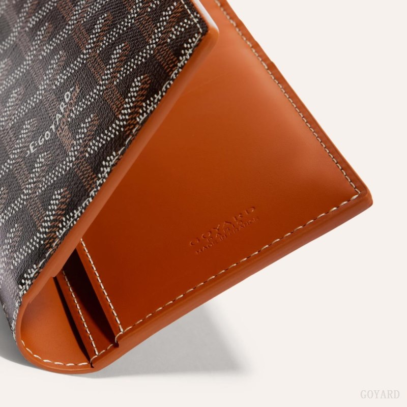 Carteiras Goyard SAINT-ROCH WALLET Pretas Marrom | GY-SEA0420