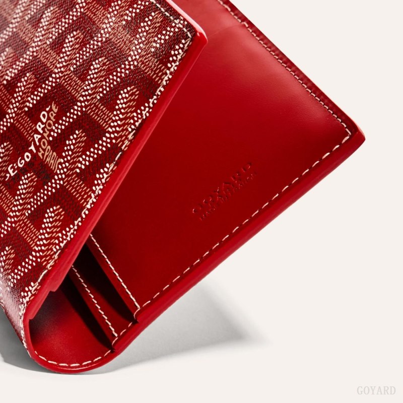 Carteiras Goyard SAINT-ROCH WALLET Vermelhas | GY-PKP1049