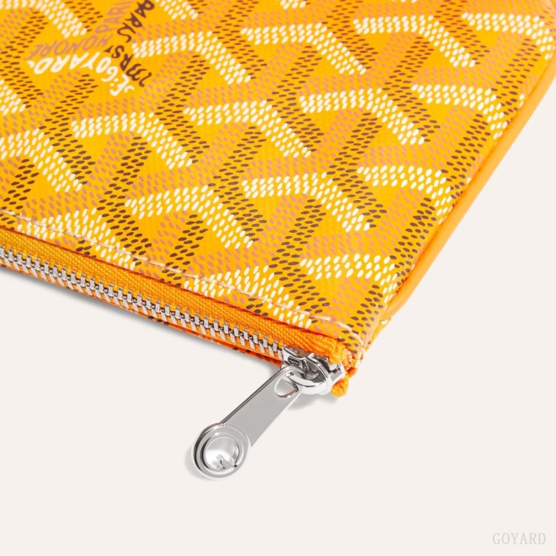 Carteiras Goyard SÉNAT MINI WALLET Amarelas | GY-NBE6056