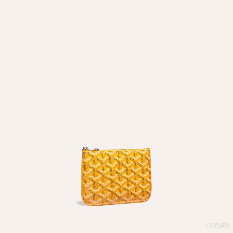 Carteiras Goyard SÉNAT MINI WALLET Amarelas | GY-NBE6056
