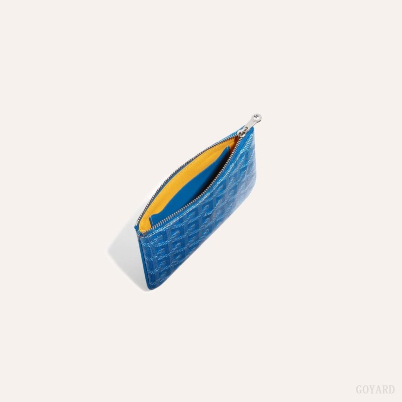 Carteiras Goyard SÉNAT MINI WALLET Azuis | GY-WWQ4535