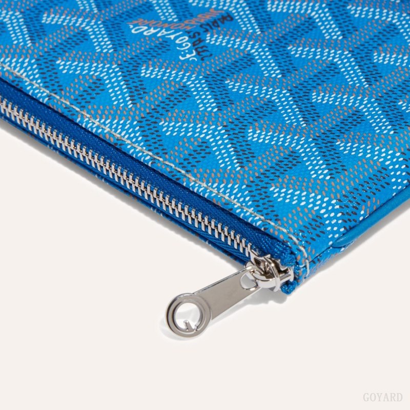 Carteiras Goyard SÉNAT MINI WALLET Azuis | GY-WWQ4535