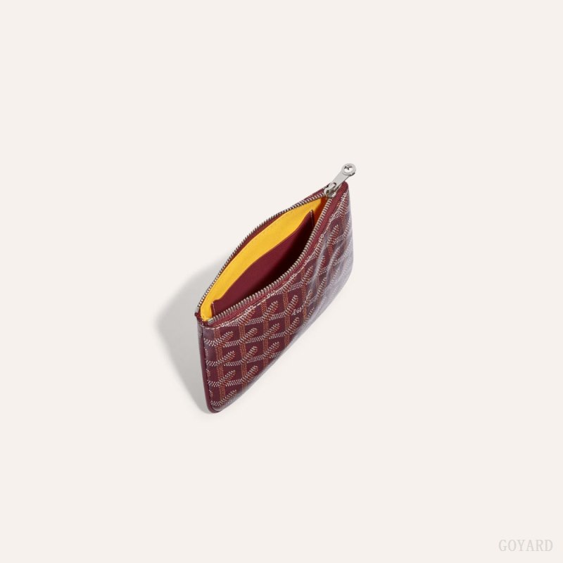 Carteiras Goyard SÉNAT MINI WALLET Bordeaux | GY-MEU8908