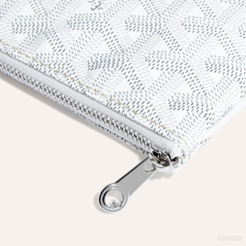 Carteiras Goyard SÉNAT MINI WALLET Branco | GY-XEY2094