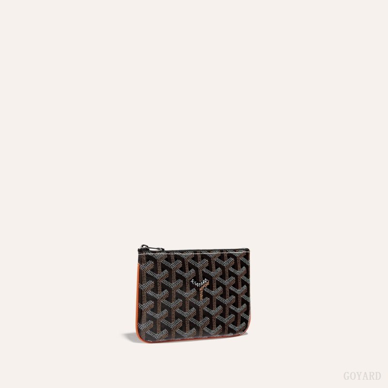 Carteiras Goyard SÉNAT MINI WALLET Pretas Marrom | GY-MYA4590