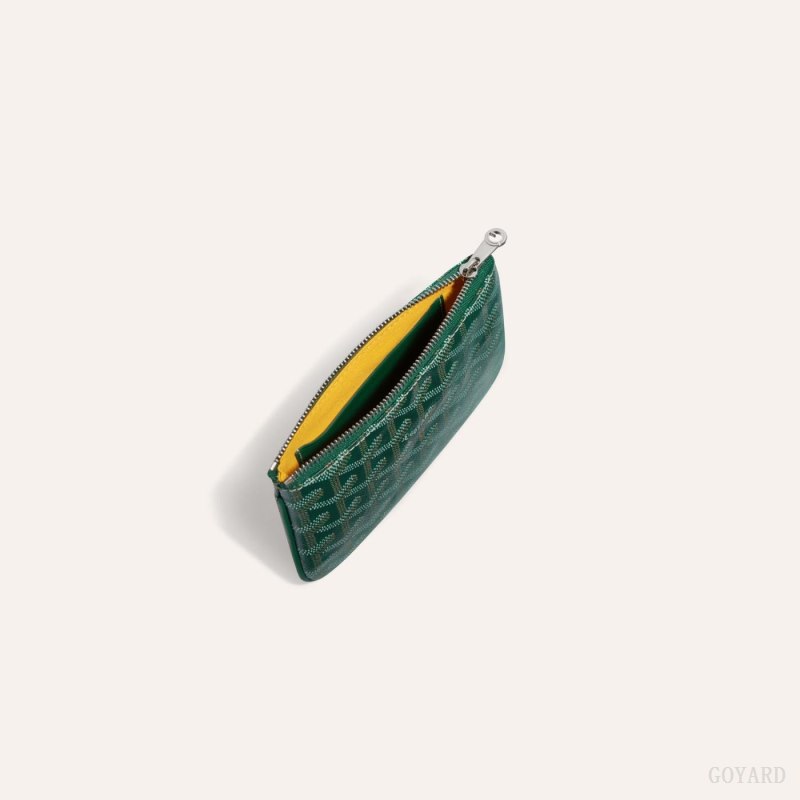 Carteiras Goyard SÉNAT MINI WALLET Verdes | GY-PHN3466