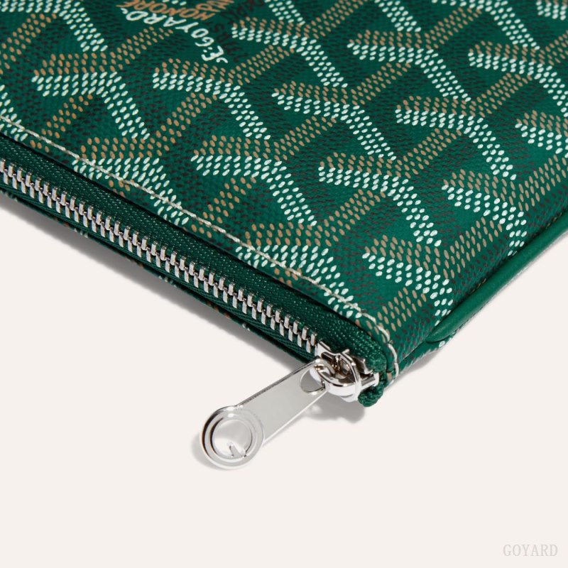 Carteiras Goyard SÉNAT MINI WALLET Verdes | GY-PHN3466