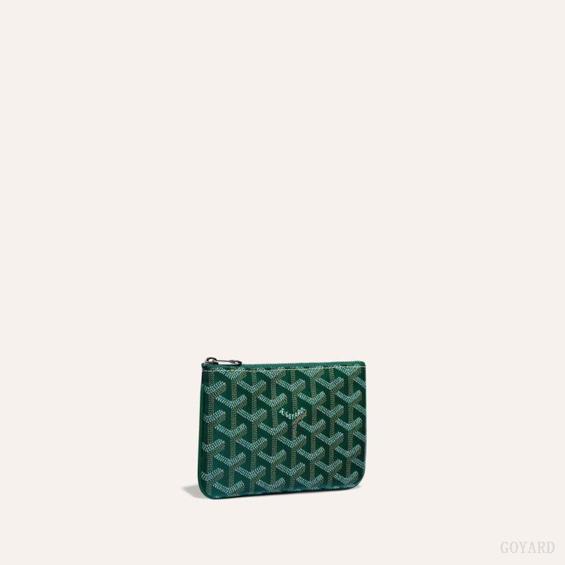 Carteiras Goyard SÉNAT MINI WALLET Verdes | GY-PHN3466