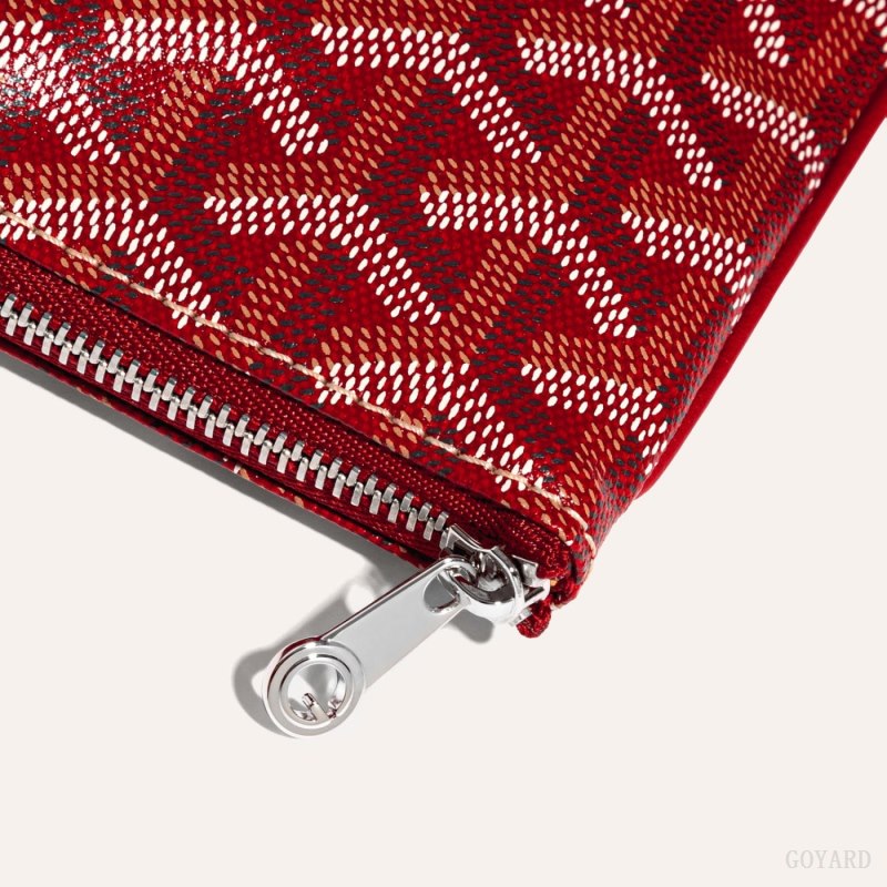 Carteiras Goyard SÉNAT MINI WALLET Vermelhas | GY-BQT3373
