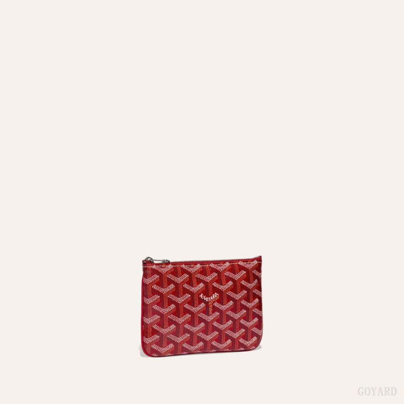 Carteiras Goyard SÉNAT MINI WALLET Vermelhas | GY-BQT3373