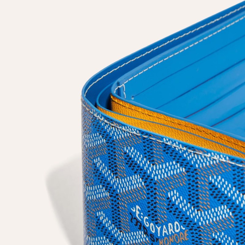 Carteiras Goyard VICTOIRE WALLET Azuis | GY-CJD0530