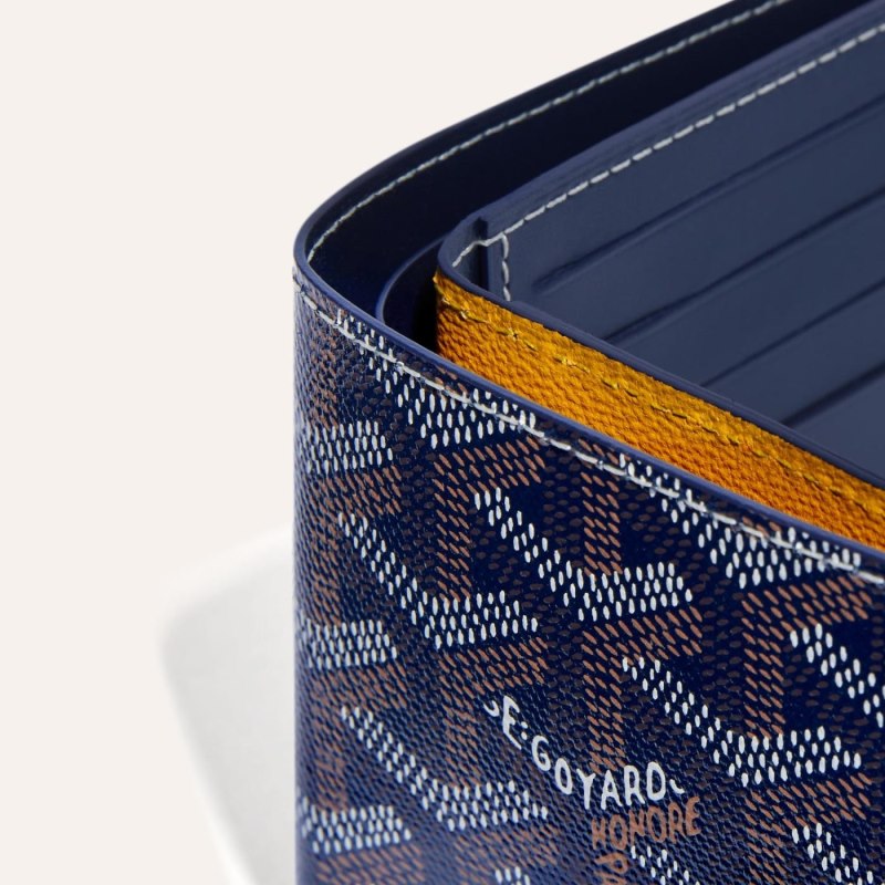 Carteiras Goyard VICTOIRE WALLET Azul Marinho Azuis | GY-WGM9659