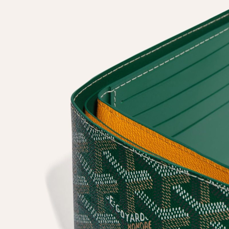 Carteiras Goyard VICTOIRE WALLET Verdes | GY-PYF4507
