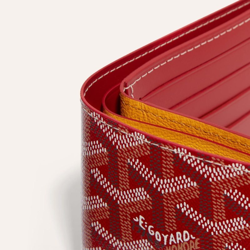 Carteiras Goyard VICTOIRE WALLET Vermelhas | GY-XXB6574
