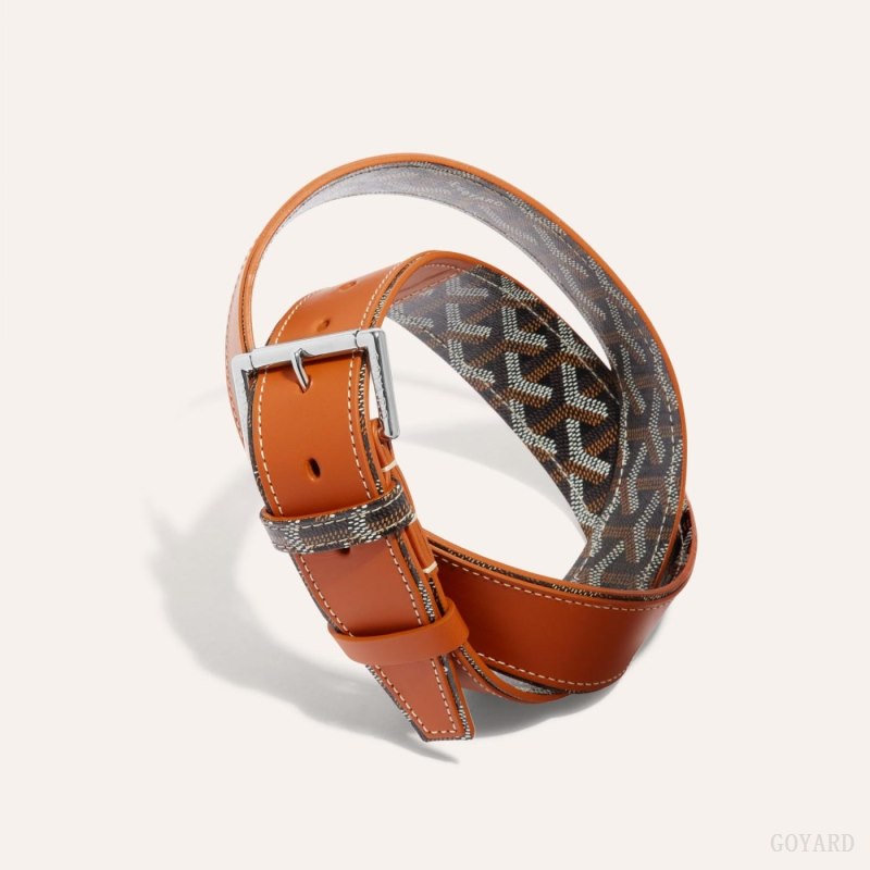 Cintos Goyard FLORIDA BELT Pretas Marrom | GY-POO5526