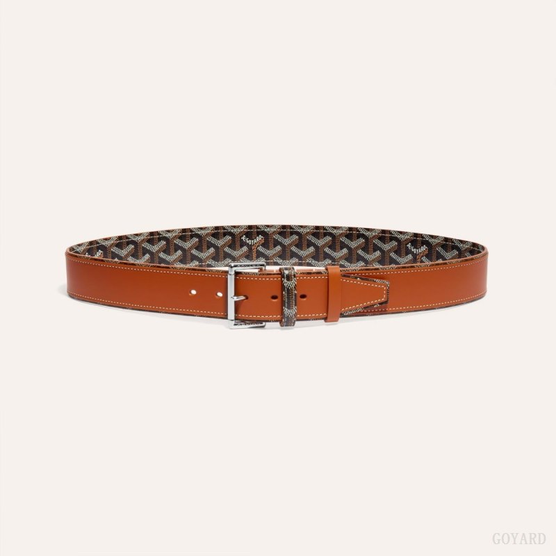 Cintos Goyard FLORIDA BELT Pretas Marrom | GY-POO5526