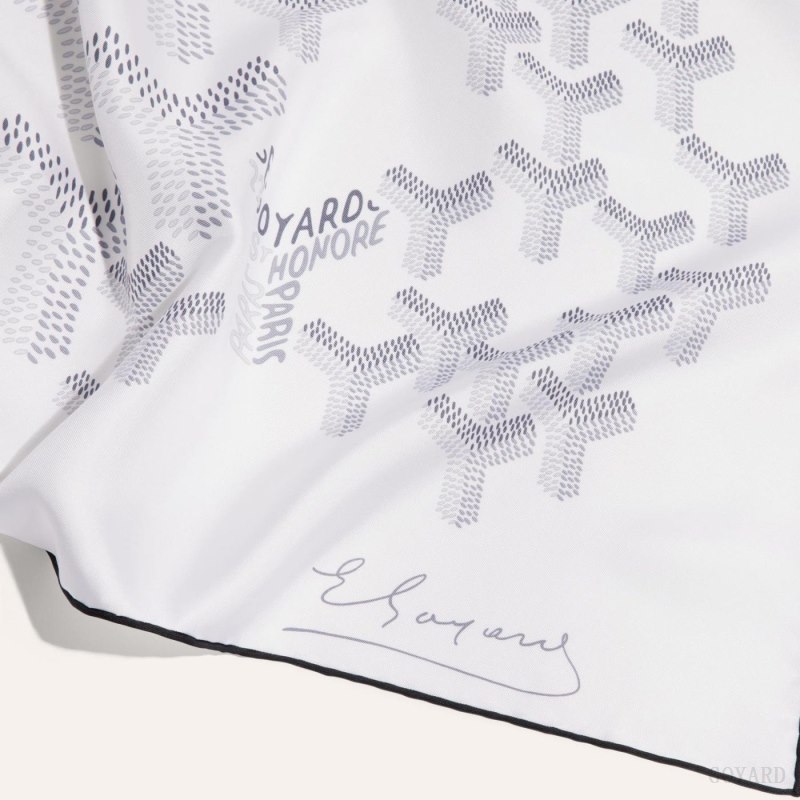 Lenços Goyard SCARF N°1 Branco | GY-GVD6789