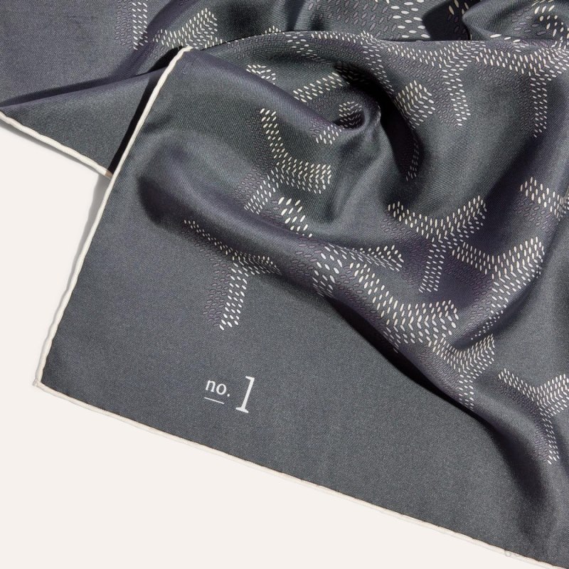 Lenços Goyard SCARF N°1 Cinzentas | GY-RNO2687