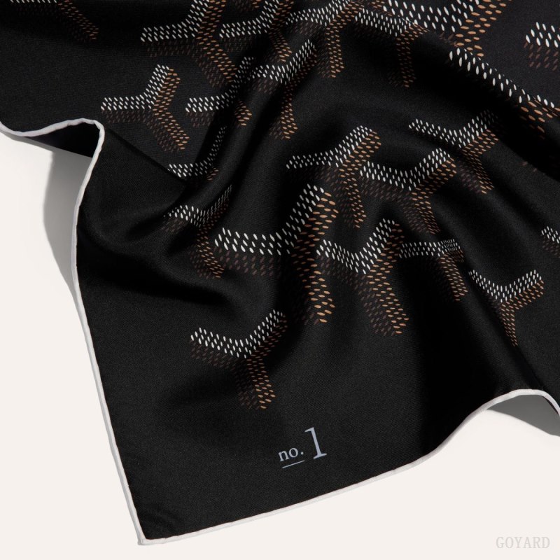 Lenços Goyard SCARF N°1 Pretas | GY-XZF6568
