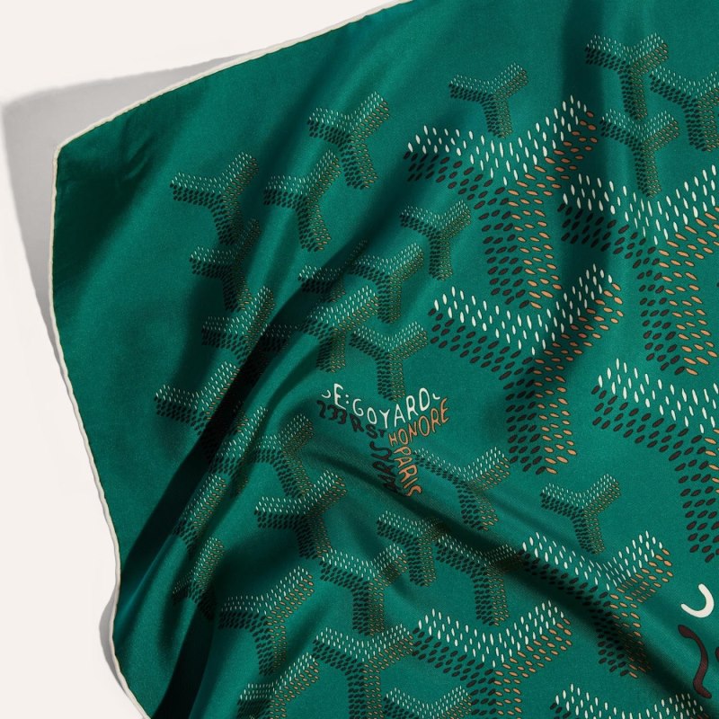 Lenços Goyard SCARF N°1 Verdes | GY-JIC1493