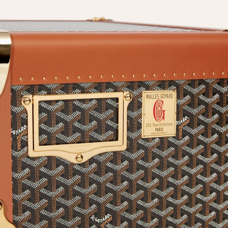 Mala Goyard ARMOIRE TRUNK Pretas Marrom | GY-QYP6811