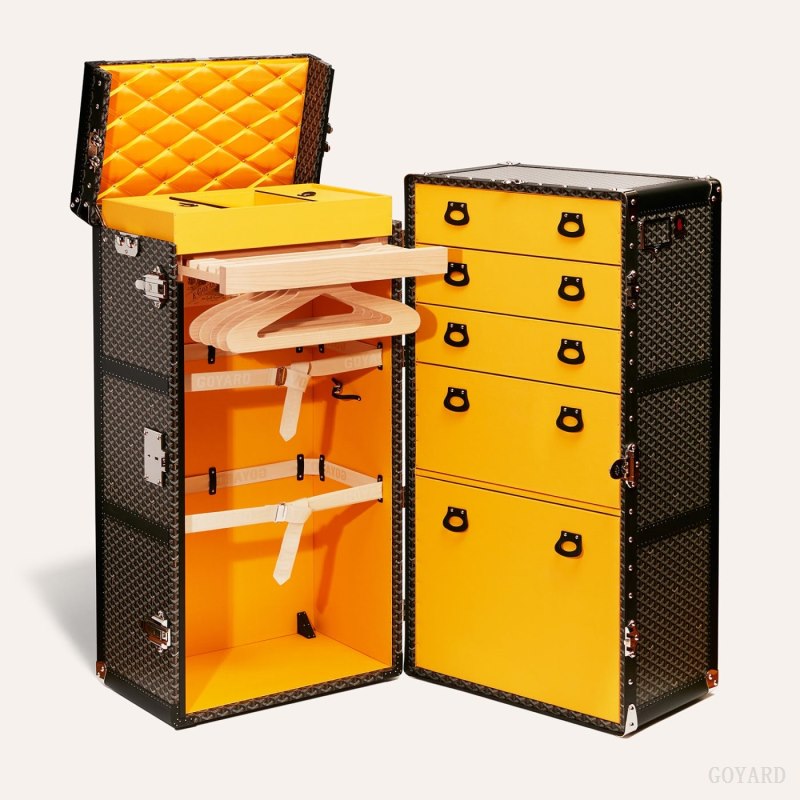 Mala Goyard ARMOIRE TRUNK Pretas | GY-LNO7301