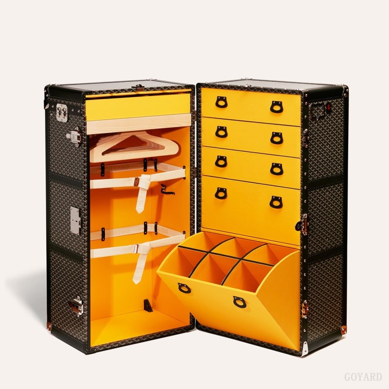 Mala Goyard ARMOIRE TRUNK Pretas | GY-LNO7301