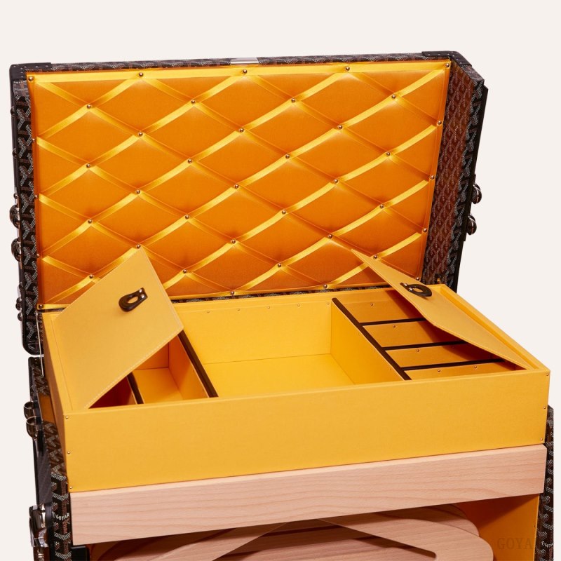 Mala Goyard ARMOIRE TRUNK Pretas | GY-LNO7301