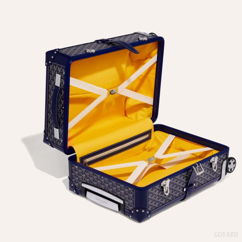 Mala Goyard BOURGET PM TROLLEY CASE Azul Marinho Azuis | GY-FLC5628