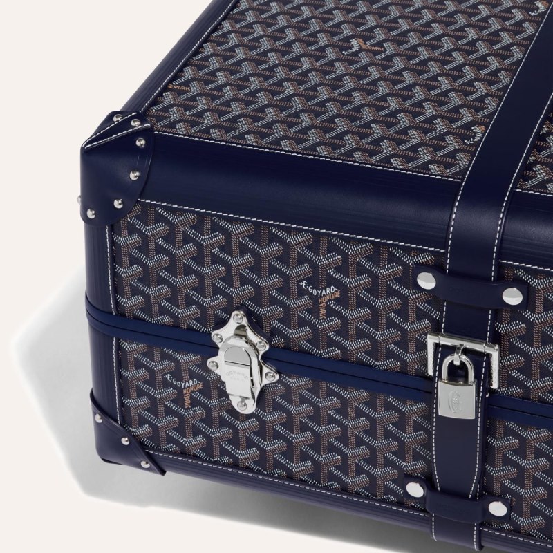Mala Goyard BOURGET PM TROLLEY CASE Azul Marinho Azuis | GY-FLC5628