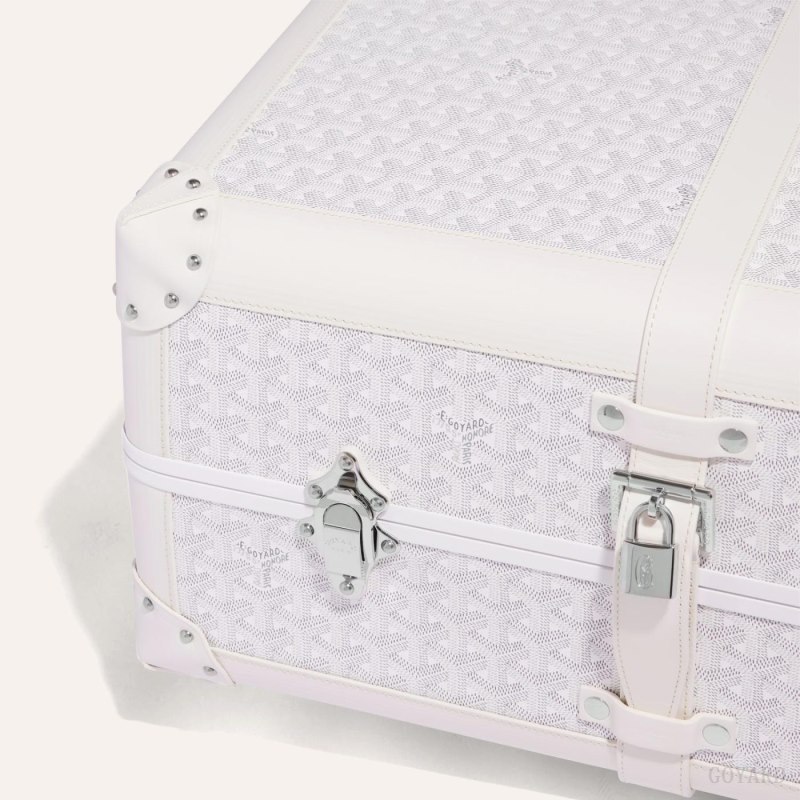 Mala Goyard BOURGET PM TROLLEY CASE Branco | GY-EYY6028
