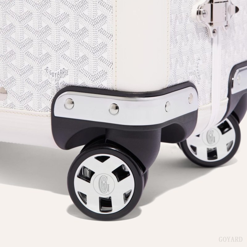 Mala Goyard BOURGET PM TROLLEY CASE Branco | GY-EYY6028