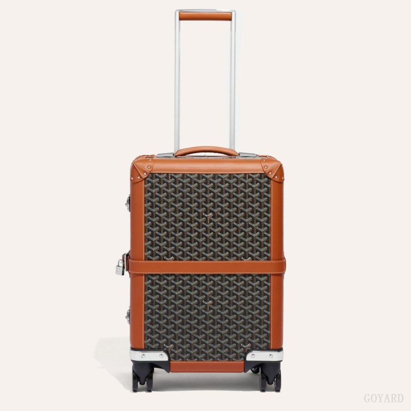 Mala Goyard BOURGET PM TROLLEY CASE Pretas Marrom | GY-FGU2835
