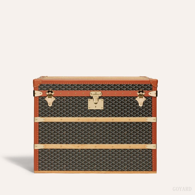 Mala Goyard COURRIER TRUNK Pretas Marrom | GY-YTA5675